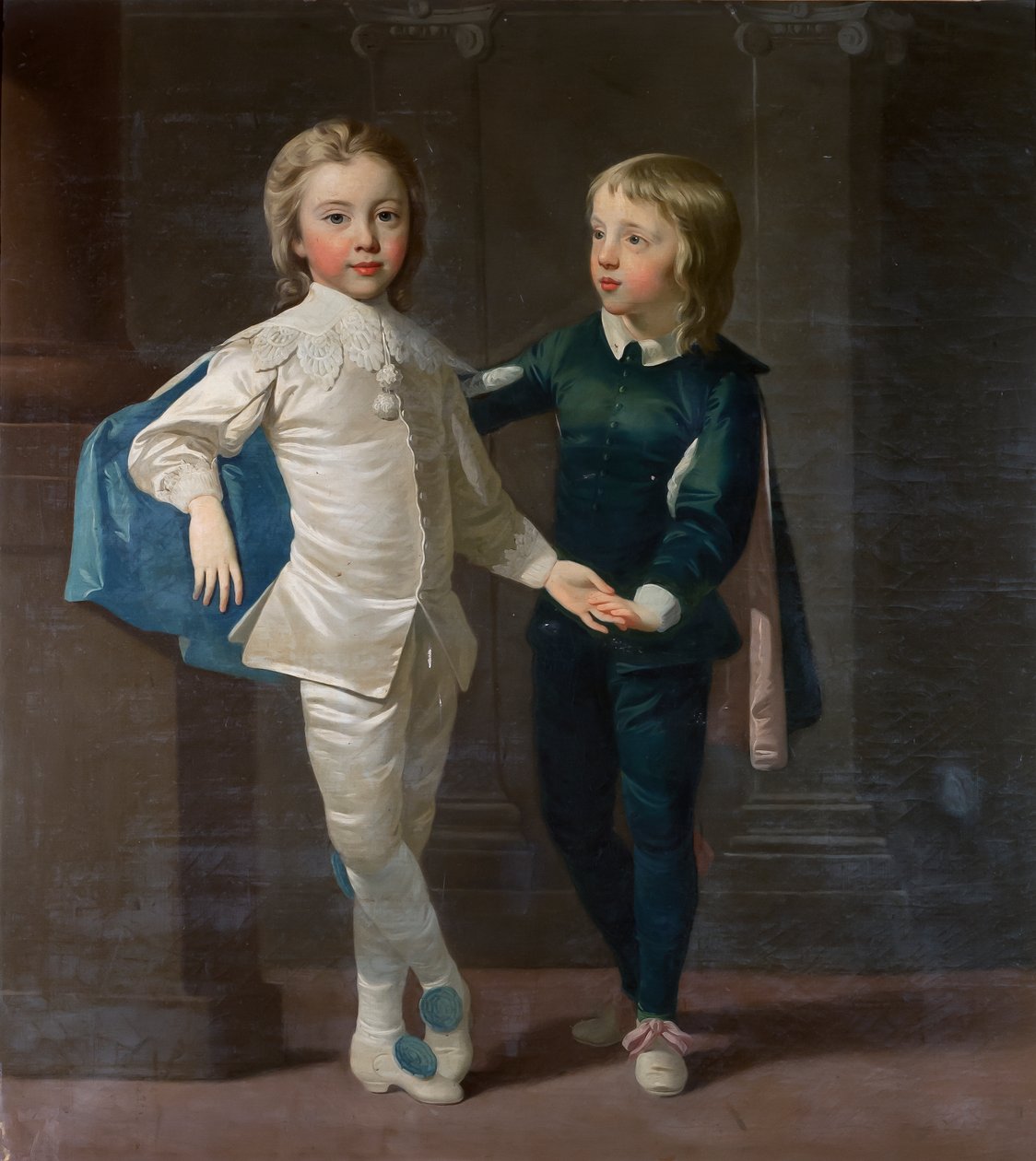 Sir Edward Hulse, 3. Baronet a jeho bratr Samuel Hulse, kolem roku 1758 od Thomas Hudson