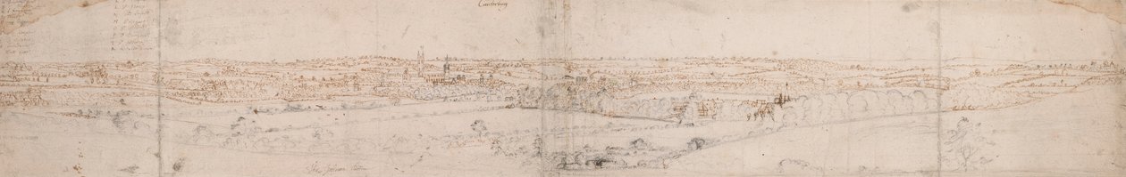 Pohled na Canterbury od Thomas Johnson