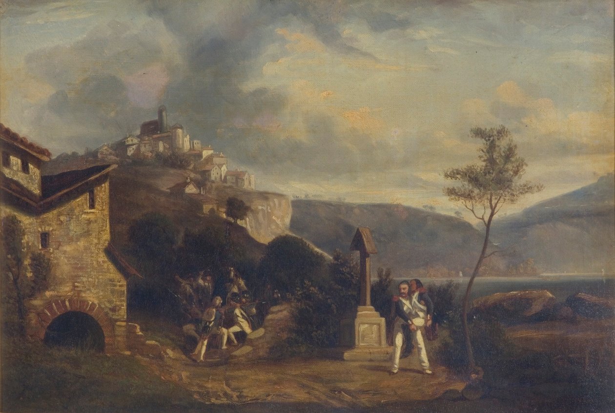 „Incident v napoleonských válkách“, 1830-1882 od Thomas Jones Barker