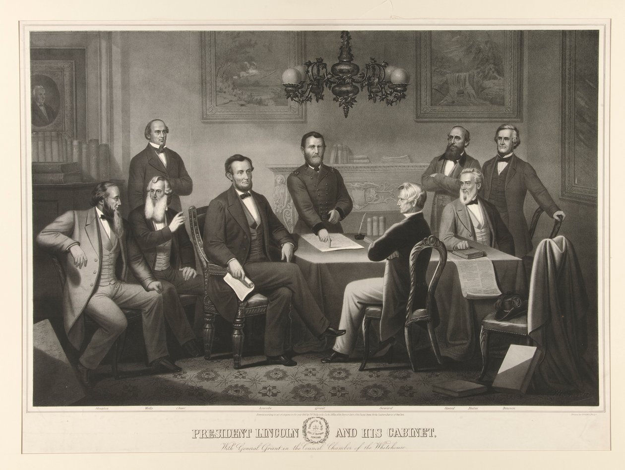 Prezident Lincoln a jeho kabinet od Thomas Kelly