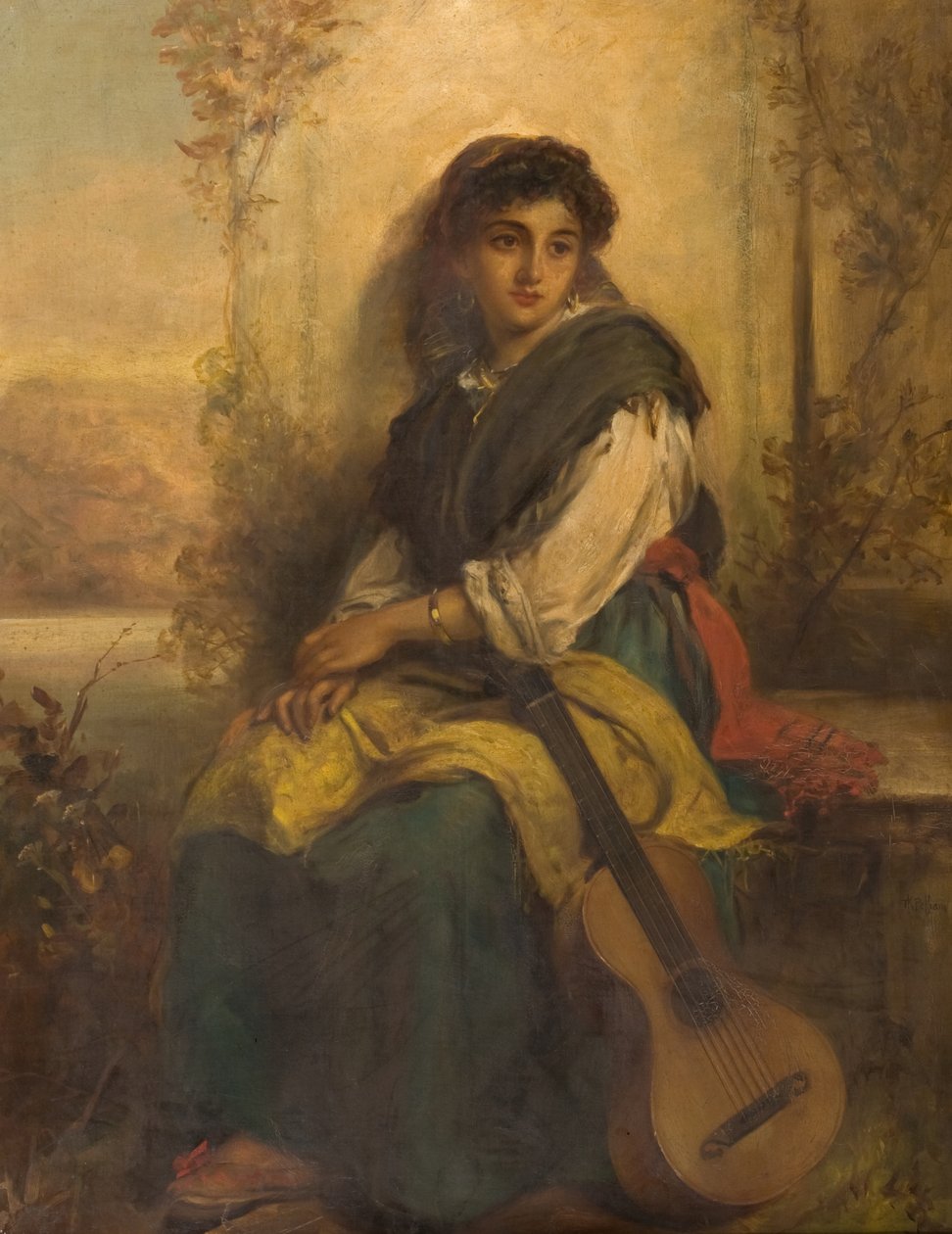 Minstrel z baskických provincií od Thomas Kent Pelham