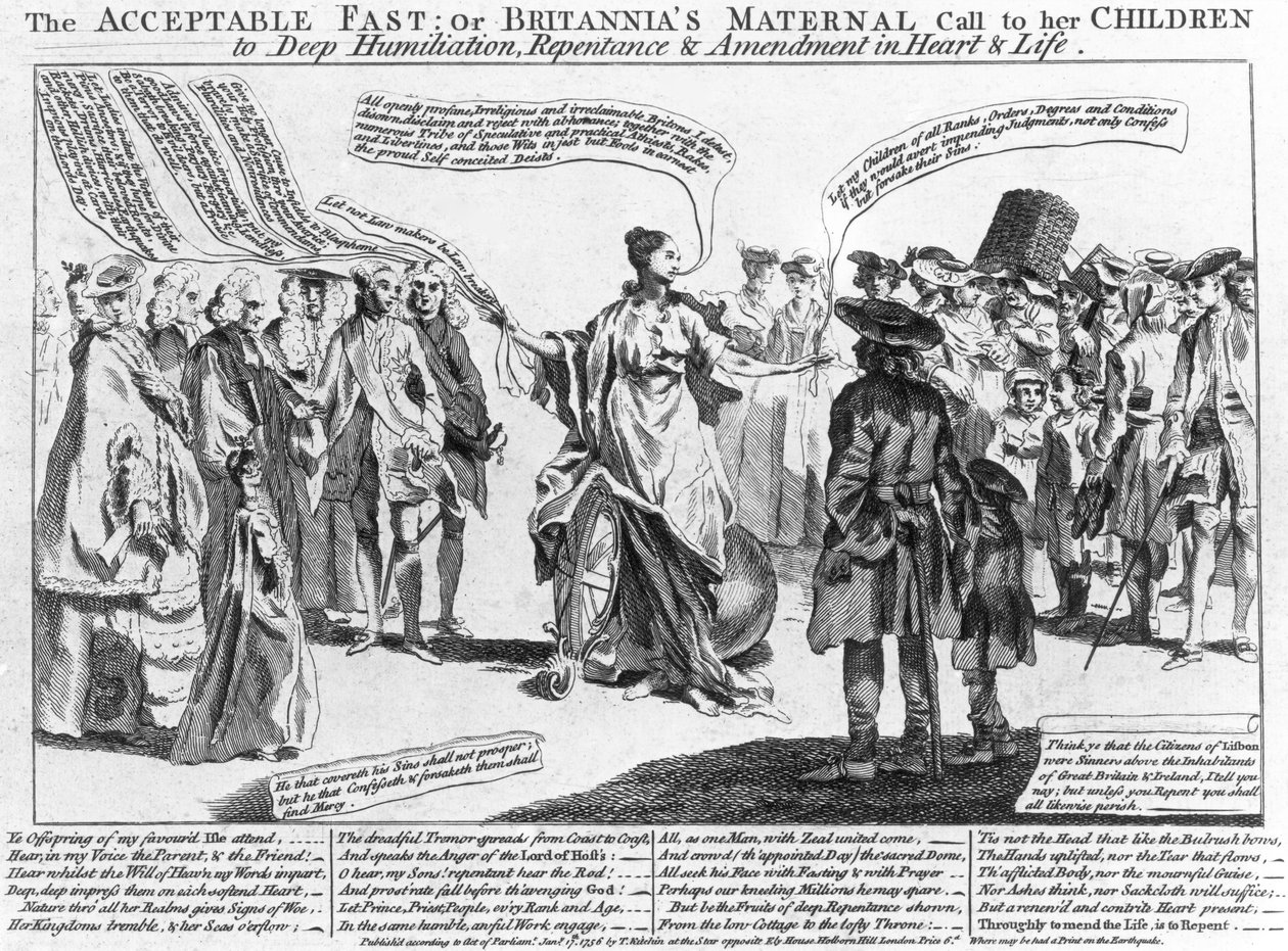 Přijatelný půst: Aneb, Britanniina mateřská výzva svým dětem k hlubokému ponížení, pokání a dodatku v srdci a životě, 1756 od Thomas Kitchin