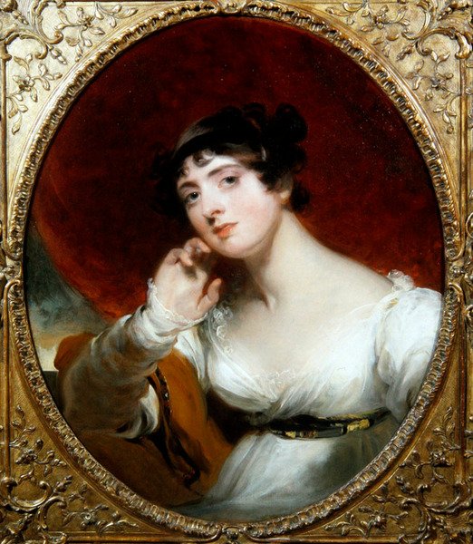 Portrét paní George Frederick Stratton (olej na plátně) od Thomas Lawrence