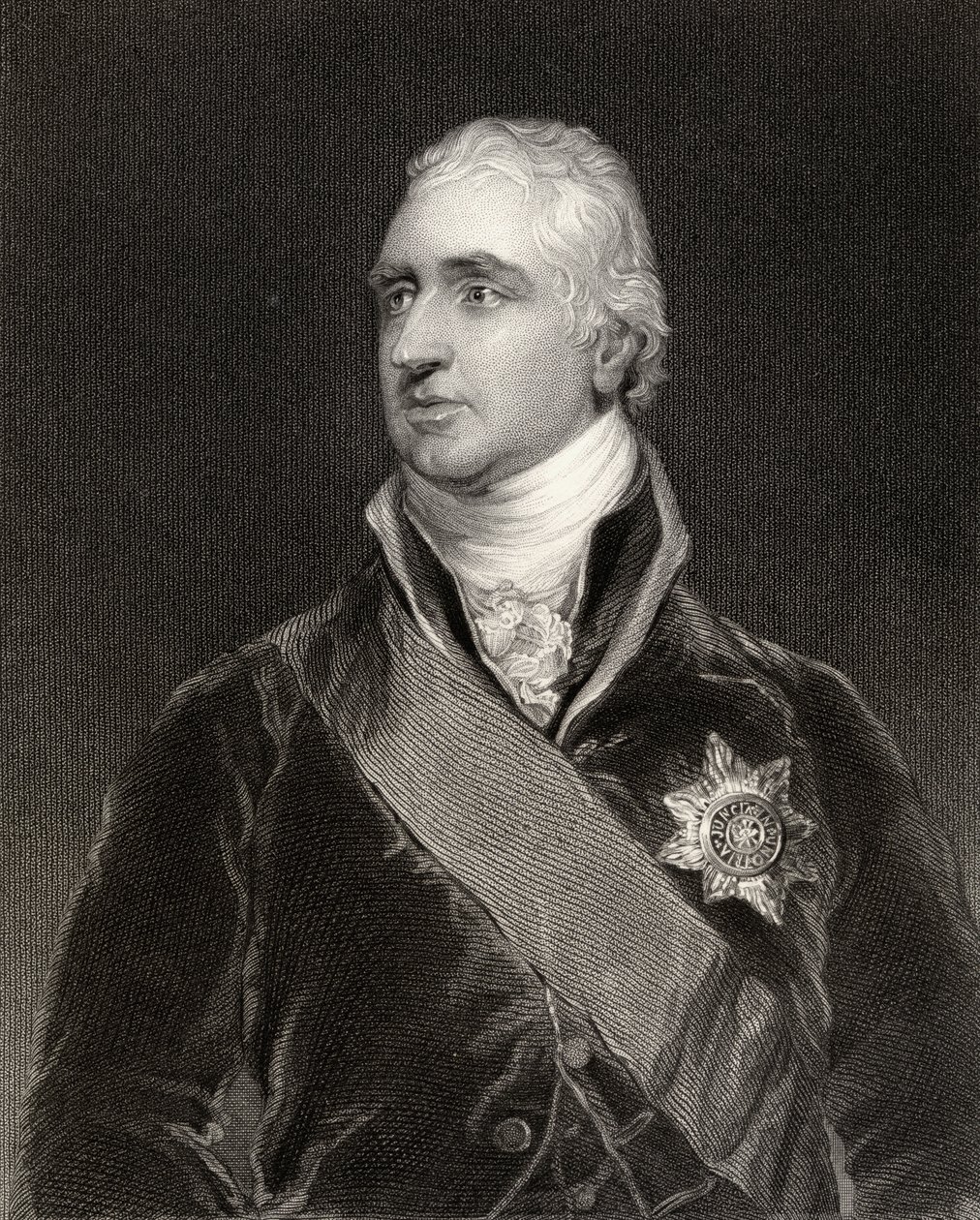 Charles Whitworth, 1. Earl Whitworth, vyrytý Henry Robinsonem (fl. 1827-72), z 