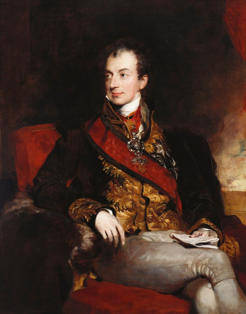 Clemens Lothar Wenzel, kníže Metternich (1773-1859) od Thomas Lawrence