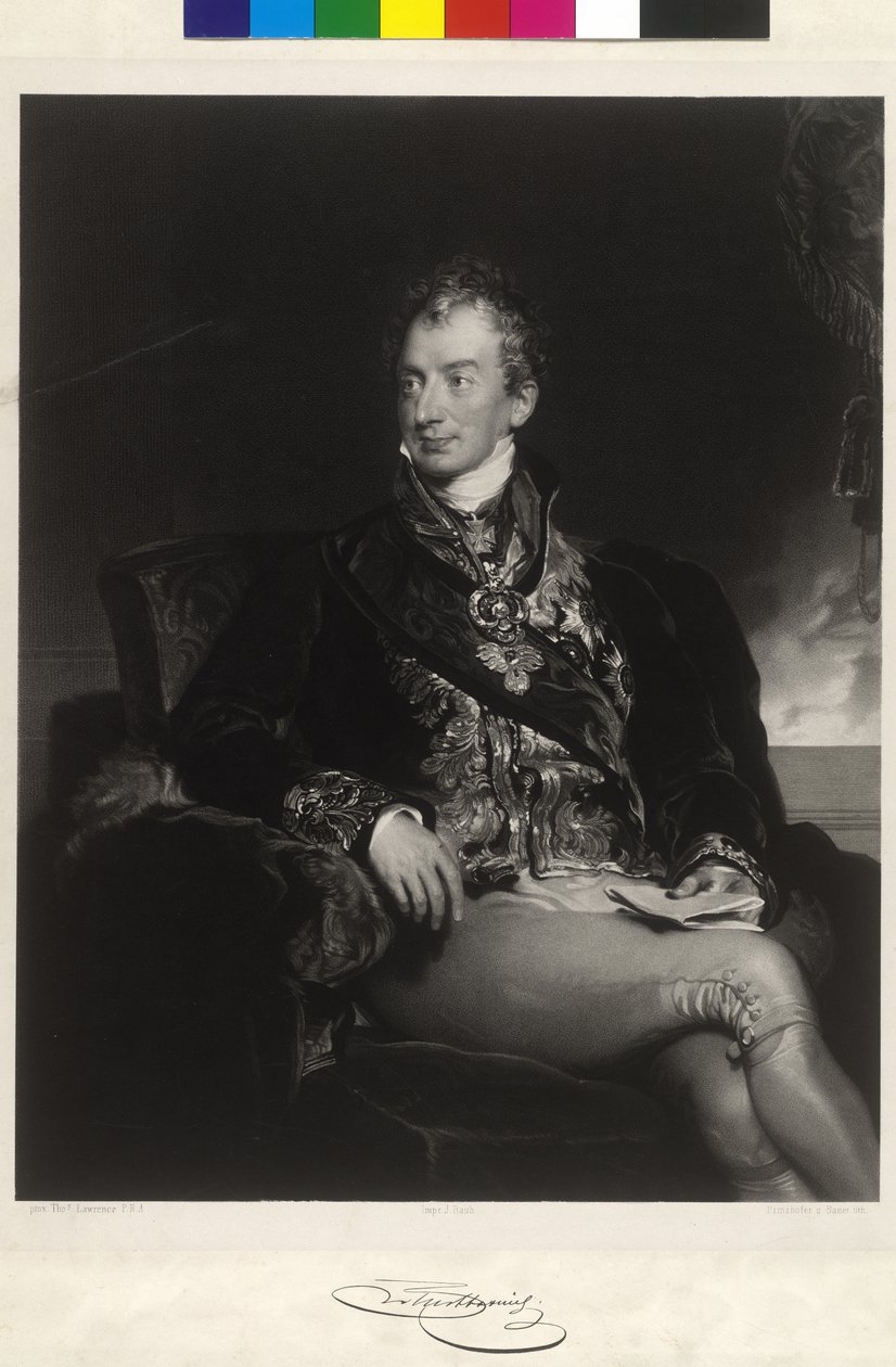 Clement Wenzel Lothar princ von Metternich-Winneburg (litograf) od Thomas Lawrence