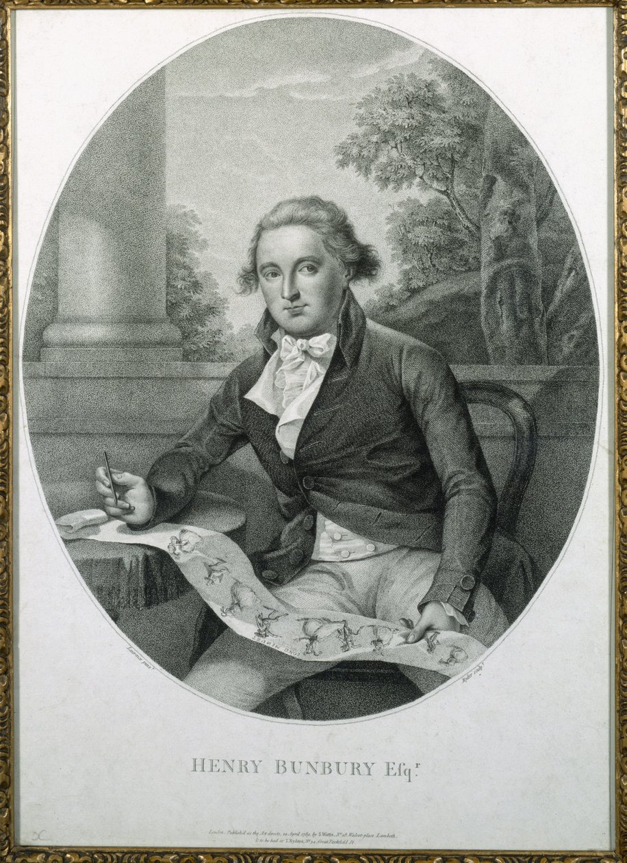 Henry William Bunbury, rytý Thomas Ryder (1746-1810) 1789 od Thomas Lawrence