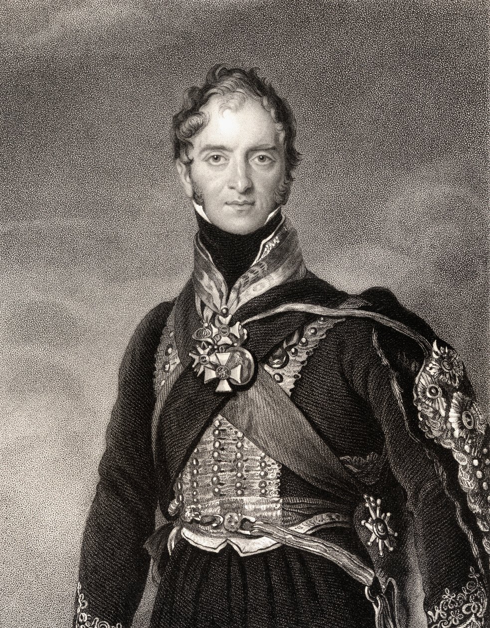 Henry William Paget, 1. markýz z Anglesey, rytý Samuel Freeman (1773-1857) od Thomas Lawrence