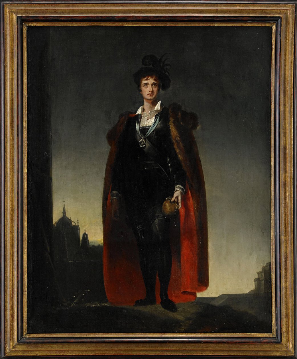 John Philip Kemble jako Hamlet od Thomas Lawrence