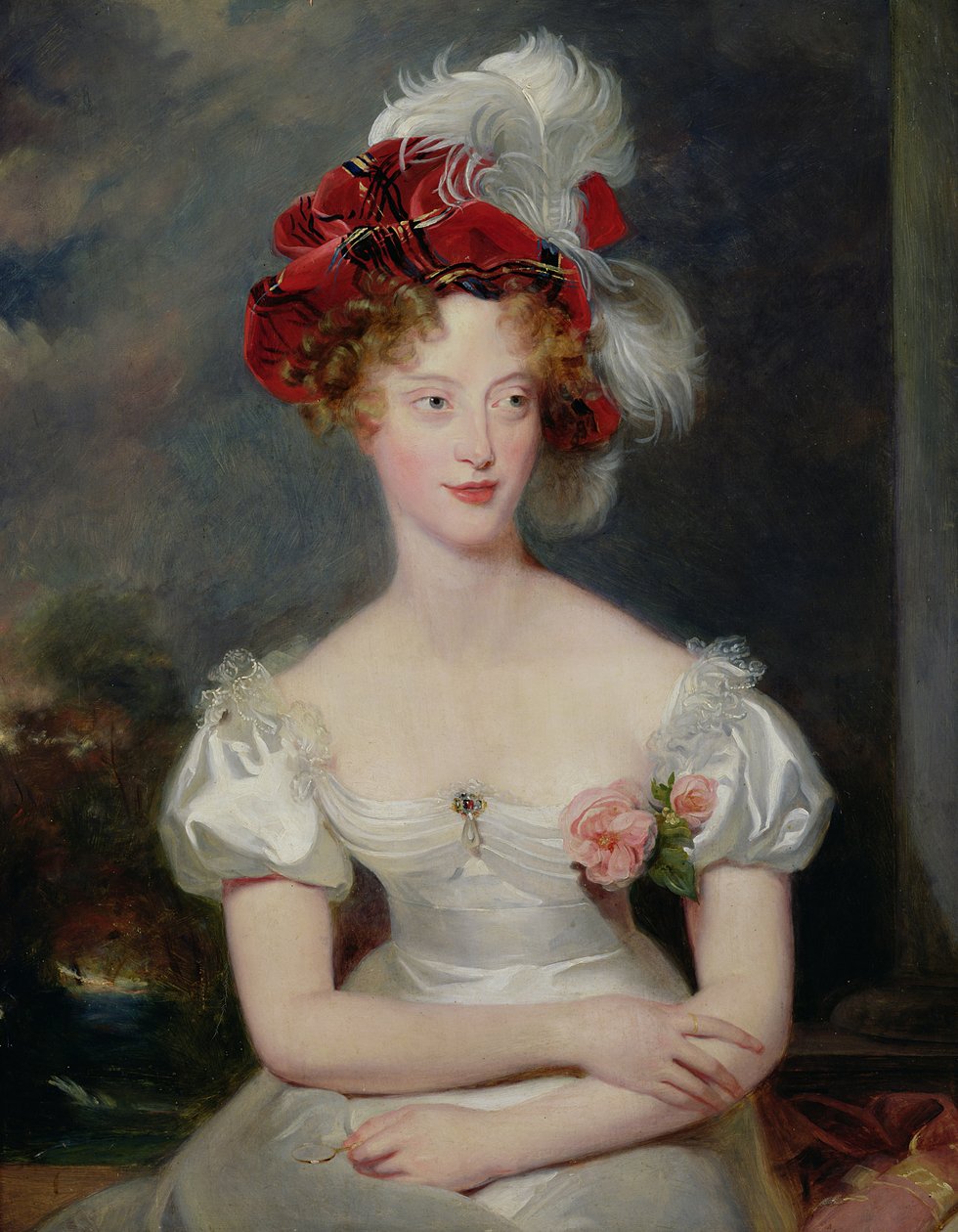 Vévodkyně z Berry (1798-1870) kolem roku 1825 (olej na plátně) od Thomas Lawrence