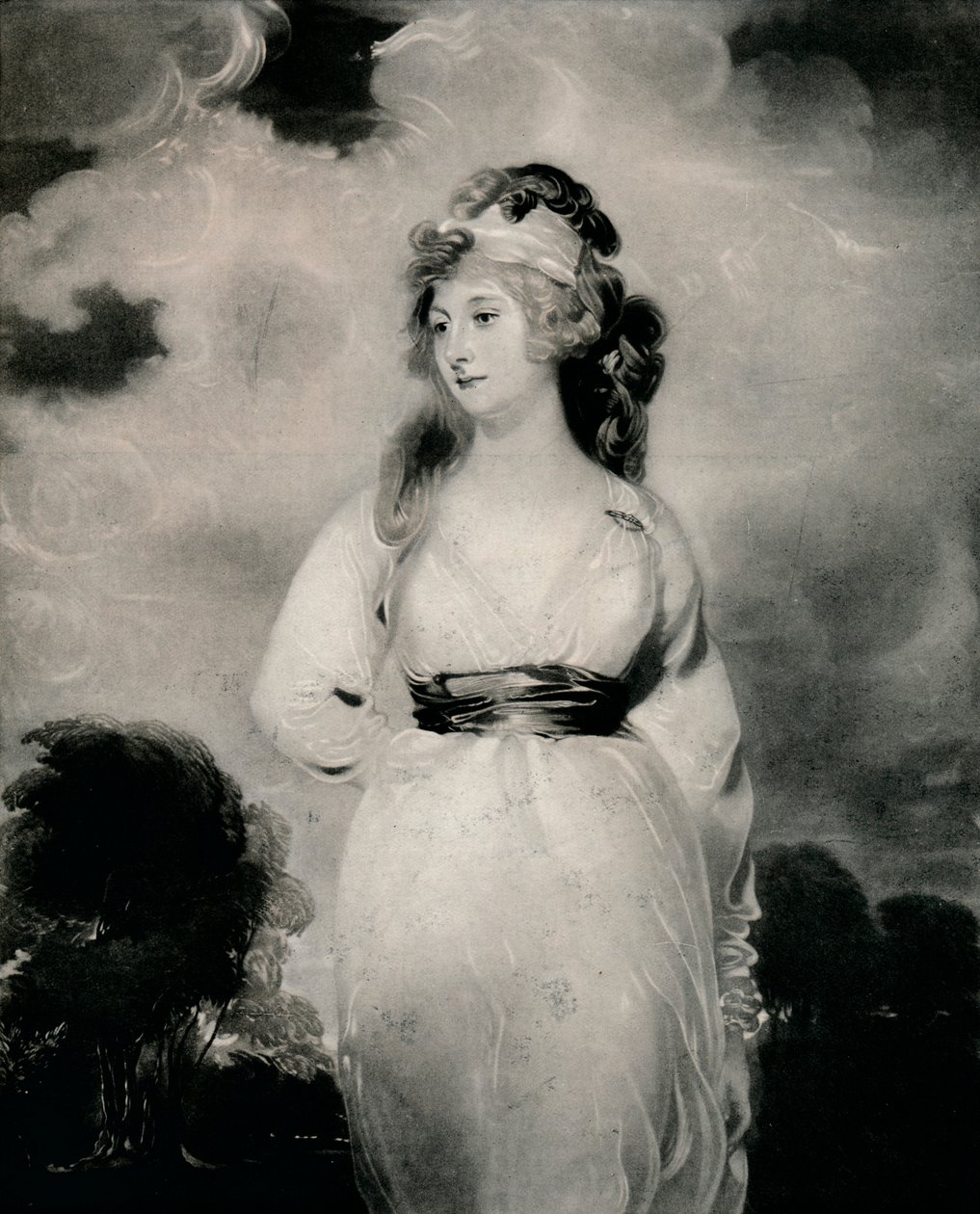 Lady Amelia Anne Hobart, Vicountess Castlereagh, markýza z Londonderry, c1800, 1 od Thomas Lawrence