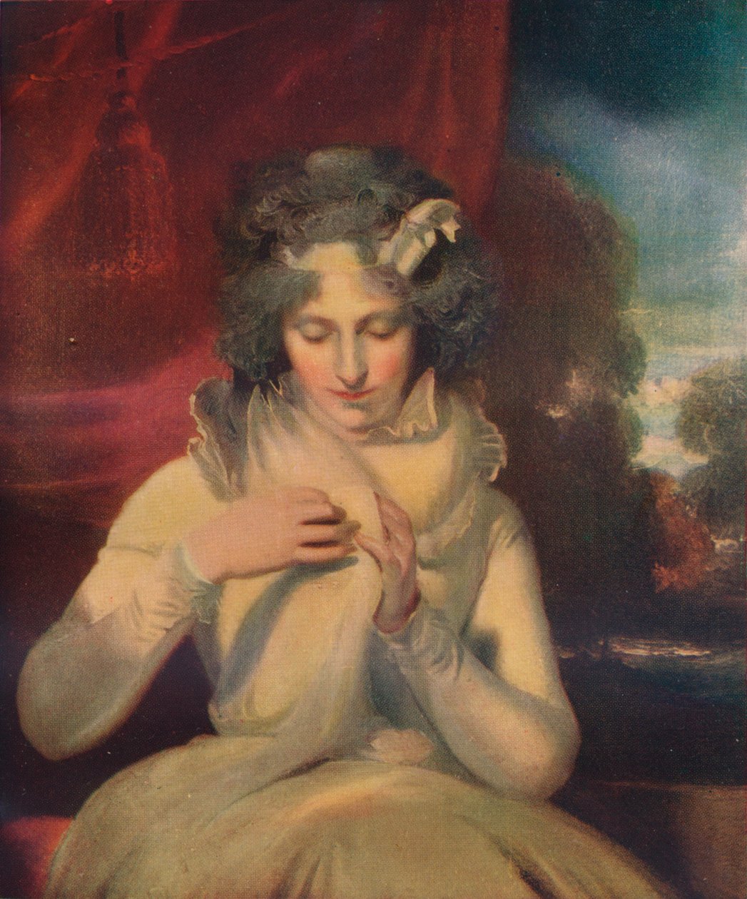 Slečna Georgina Lennoxová, později hraběnka Bathurst, 1765-1842, 1800 od Thomas Lawrence