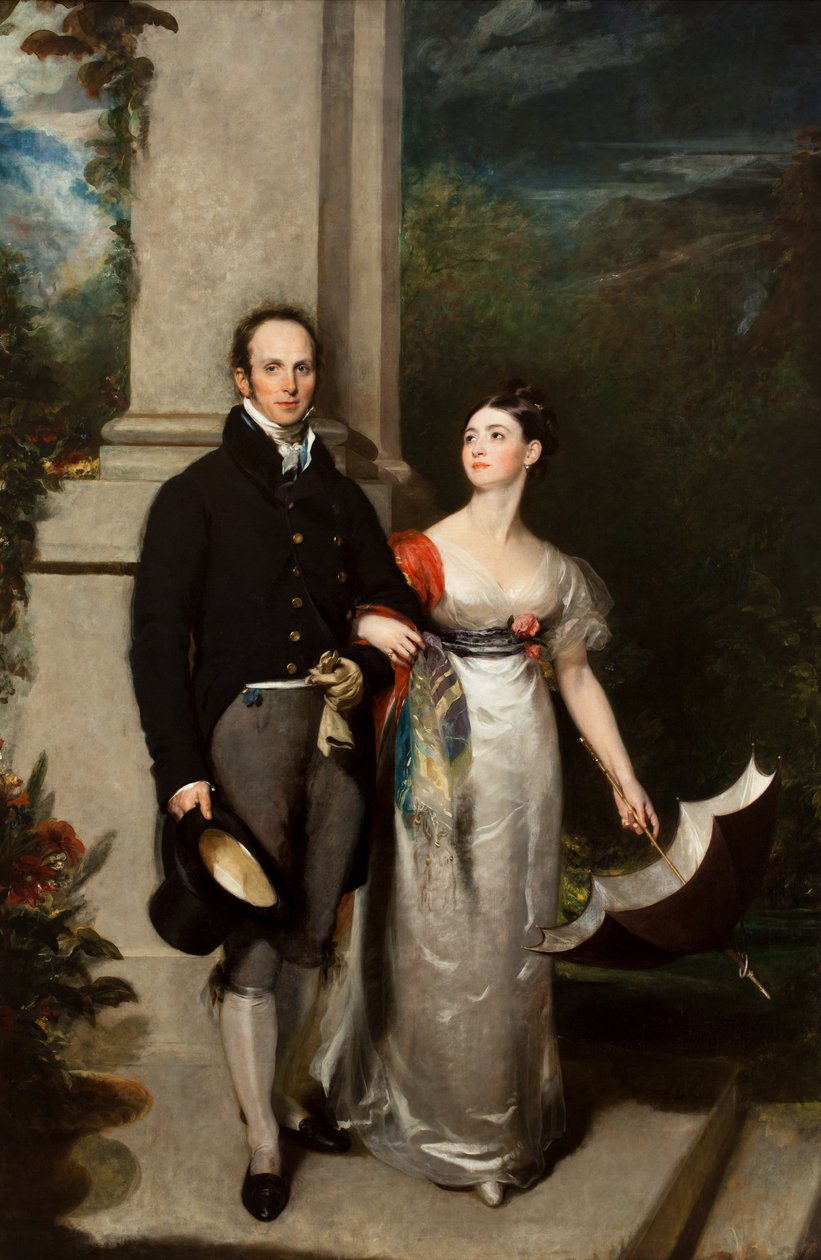 Pan a paní James Dunlopovi, asi 1825 (olej na plátně) od Thomas Lawrence