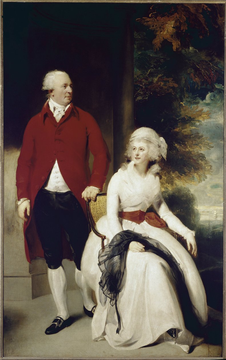 Pan a paní John Julius Angerstein (olej na plátně od Thomas Lawrence