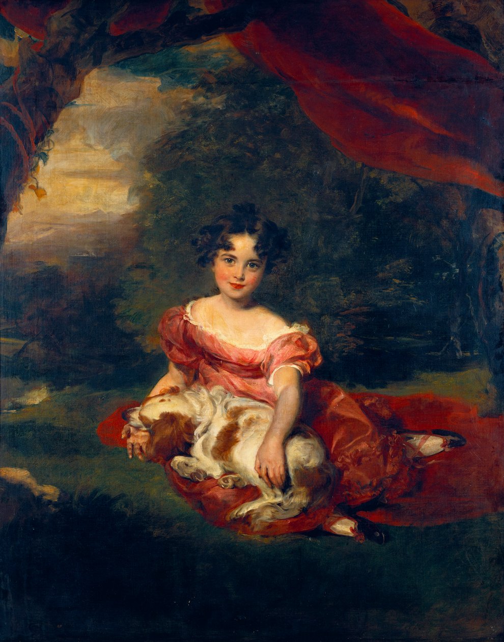 Portrét slečny Julie Beatrice Peel od Thomas Lawrence