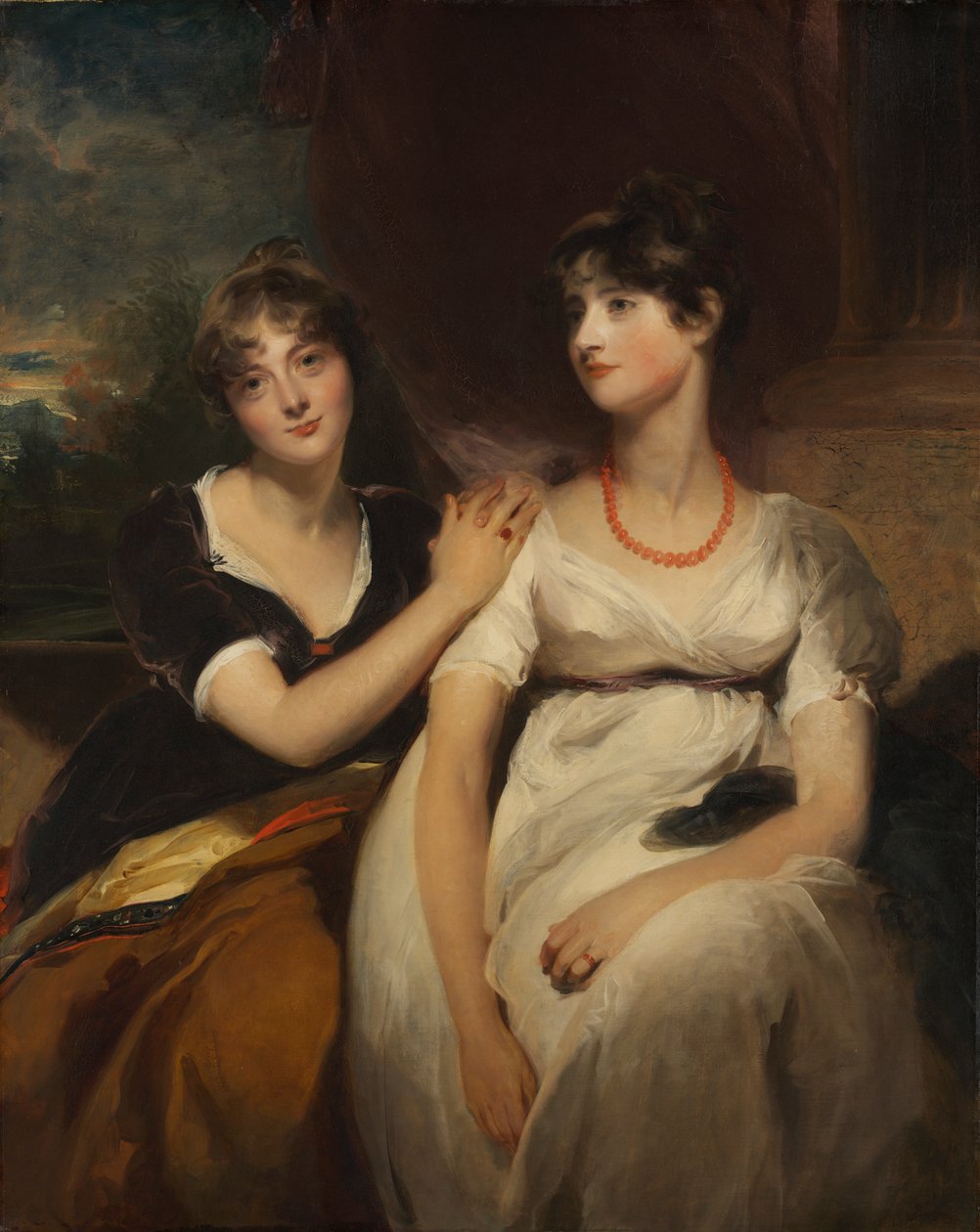 Portrét Charlotte a Sarah Carteret-Hardy od Thomas Lawrence