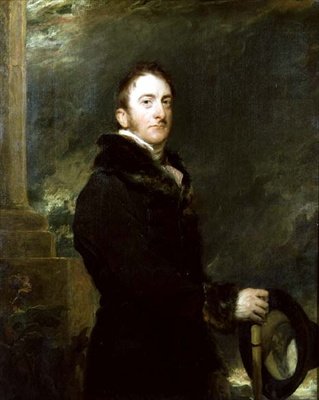 Portrét Cropley Ashley Cooper, 6. hrabě z Shaftesbury od Thomas Lawrence