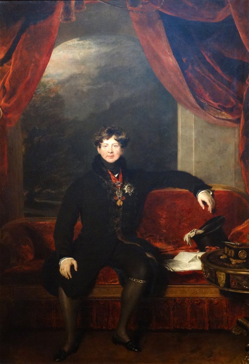 Portrét krále Jiřího IV od Thomas Lawrence