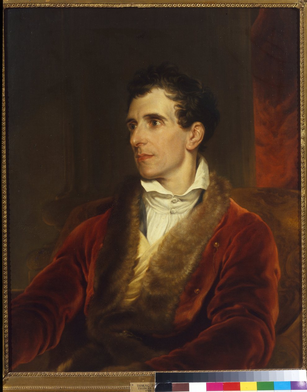 Portrét sochaře Antonia Canovy, konec 18. století (olej na plátně) od Thomas Lawrence