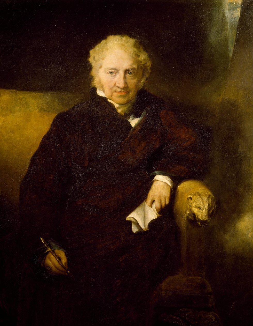 Portrét malíře Johanna Heinricha Fussliho, od Thomase Lawrence (1769-1830), olej na plátně od Thomas Lawrence