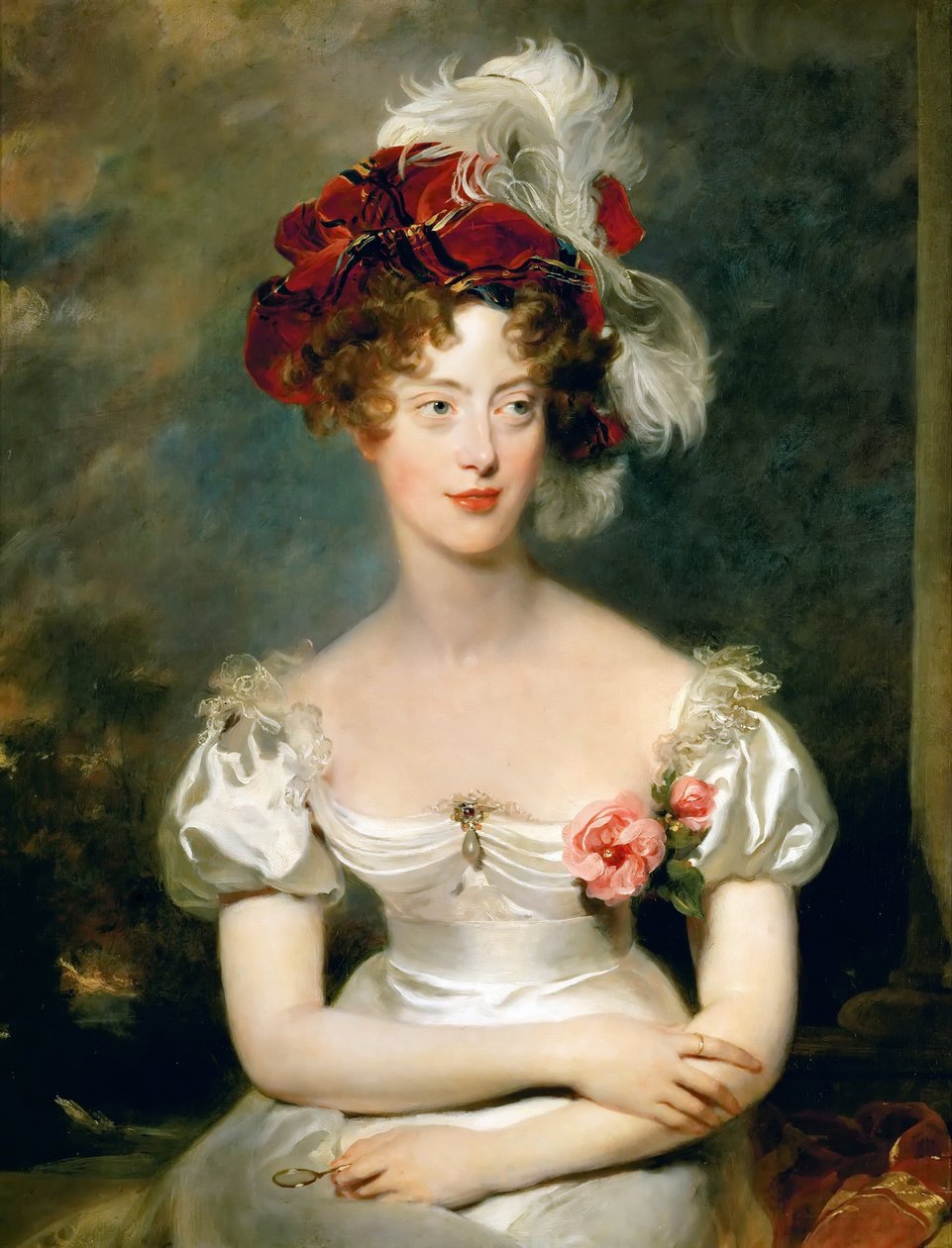 Princezna Caroline z Neapole a Sicílie 1798-1870, vévodkyně de Berry od Thomas Lawrence