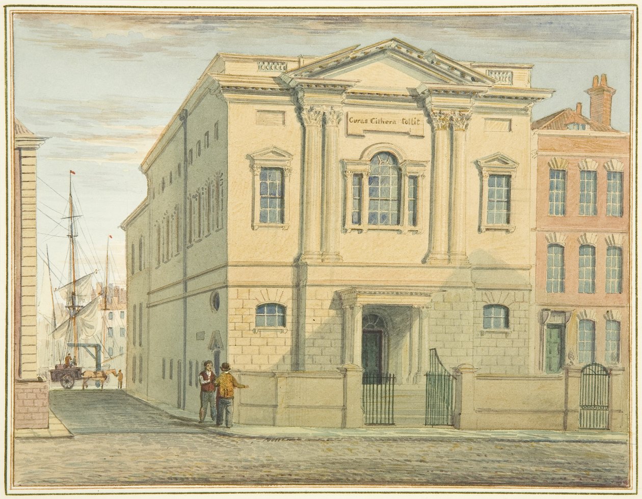 Shromáždění, Prince Street (akvarel na papíře) od Thomas Leeson the Elder Rowbotham