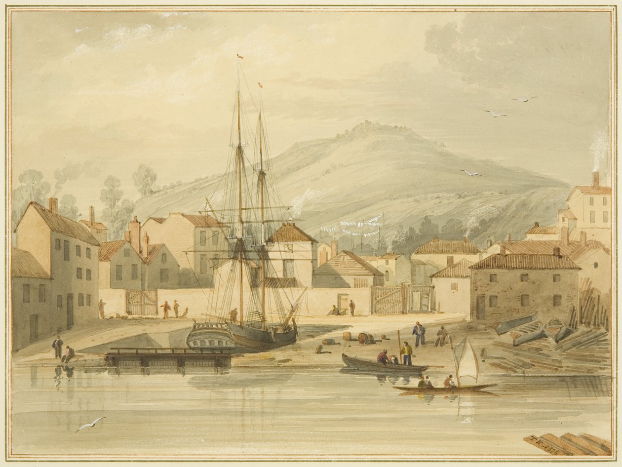 Limekiln Dock, Hotwell Road, s brigou 