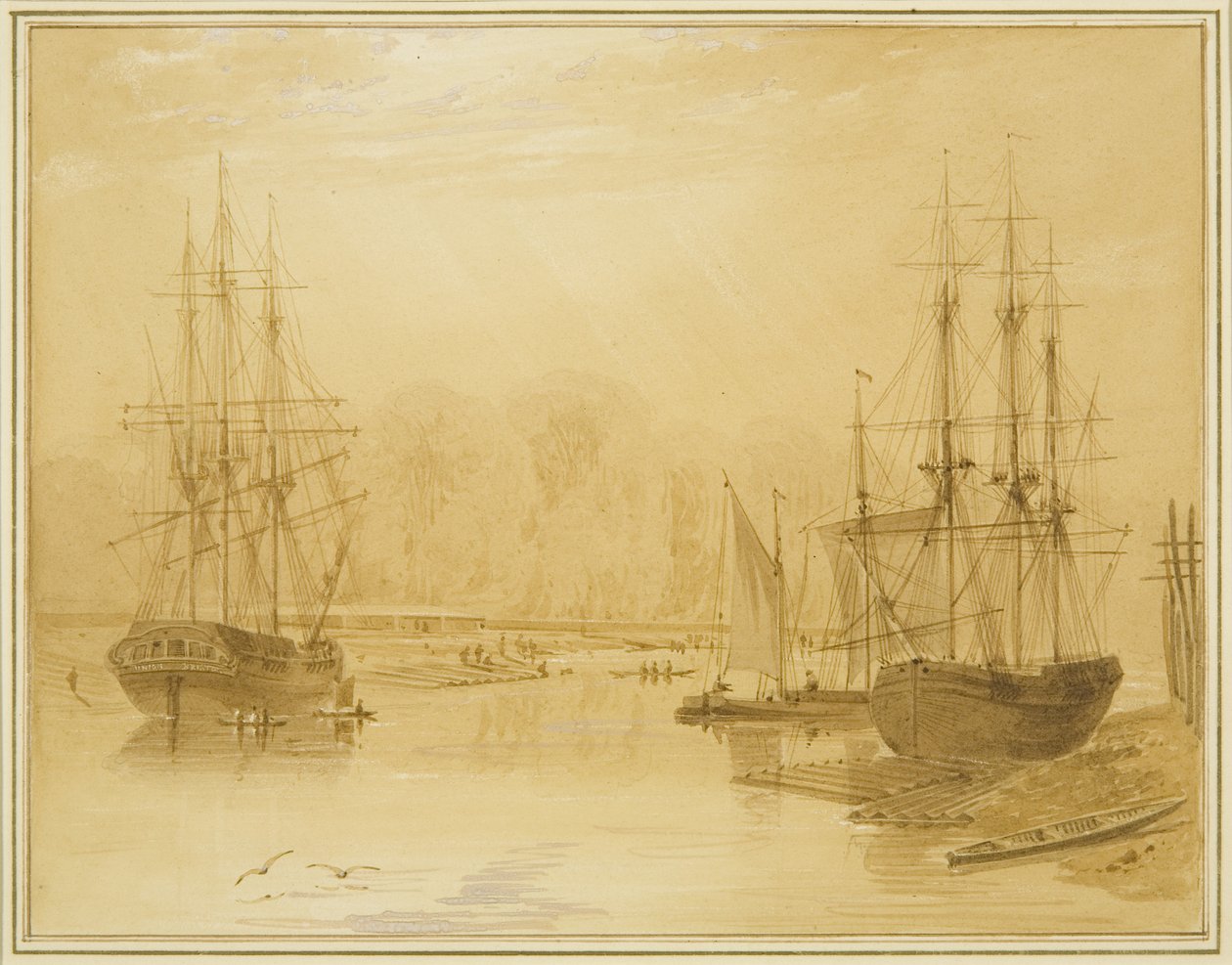 Provazová stezka ve Wappingu, West Indiaman 