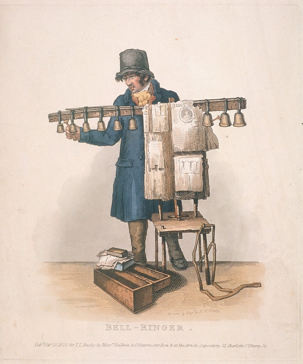 Zvoník se stojanem pro své zvony, 1820 od Thomas Lord Busby