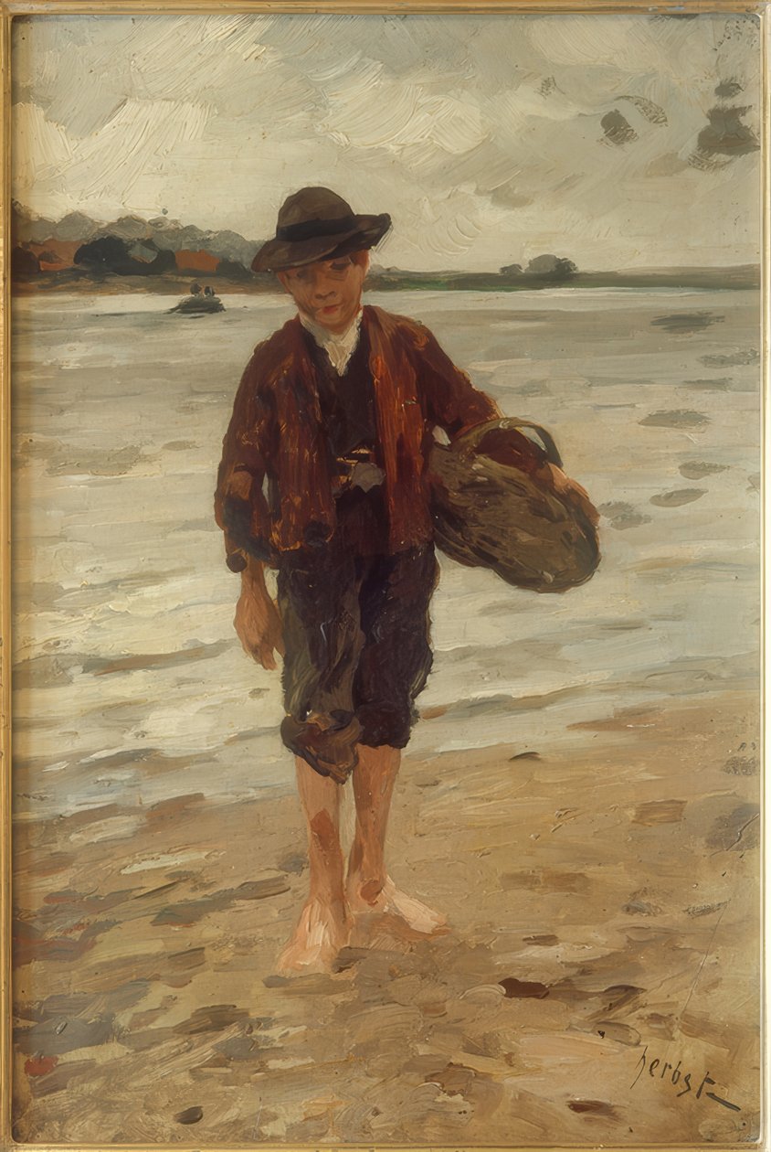 Chlapec Fisher od Thomas Ludwig Herbst