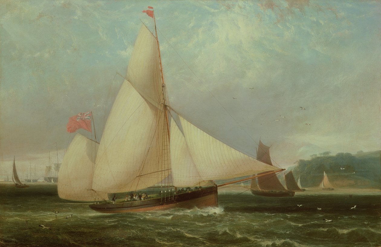 12. vévoda z Norfolku Jachta Arundel od Thomas Luny