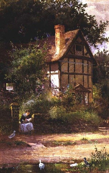 Dveře do chaty od Thomas Mackay