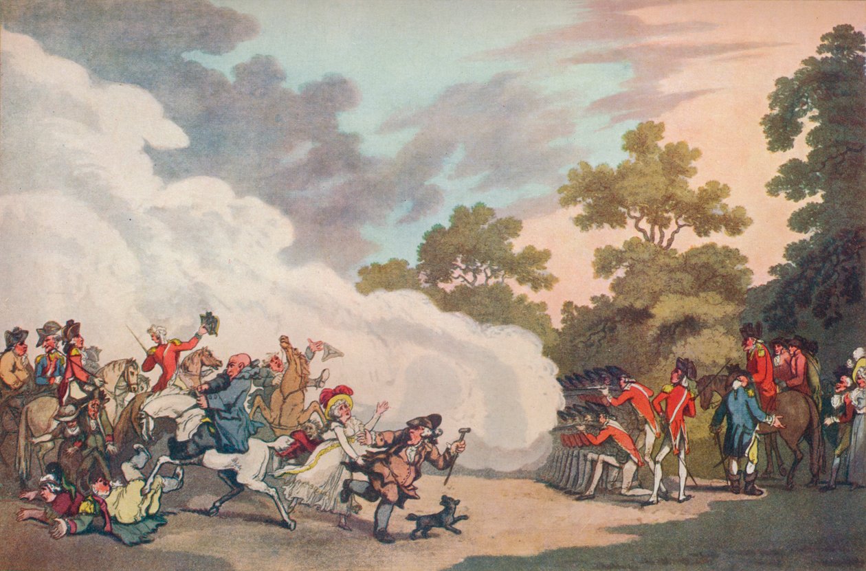 Polní den v Hyde Parku, 1789, 1914 od Thomas Malton II