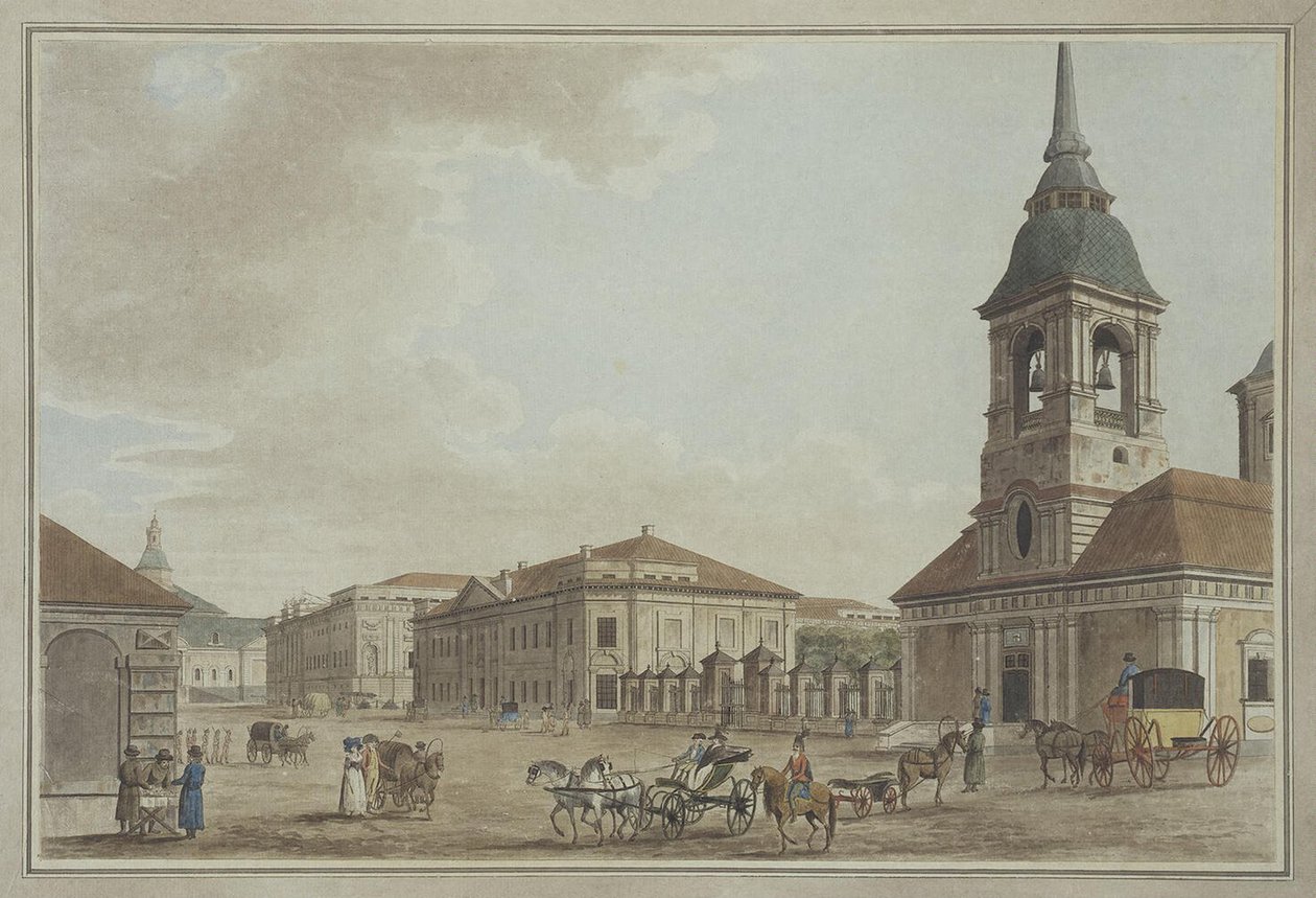 Liteyny Avenue v Petrohradě, 1790 od Thomas Malton the Elder