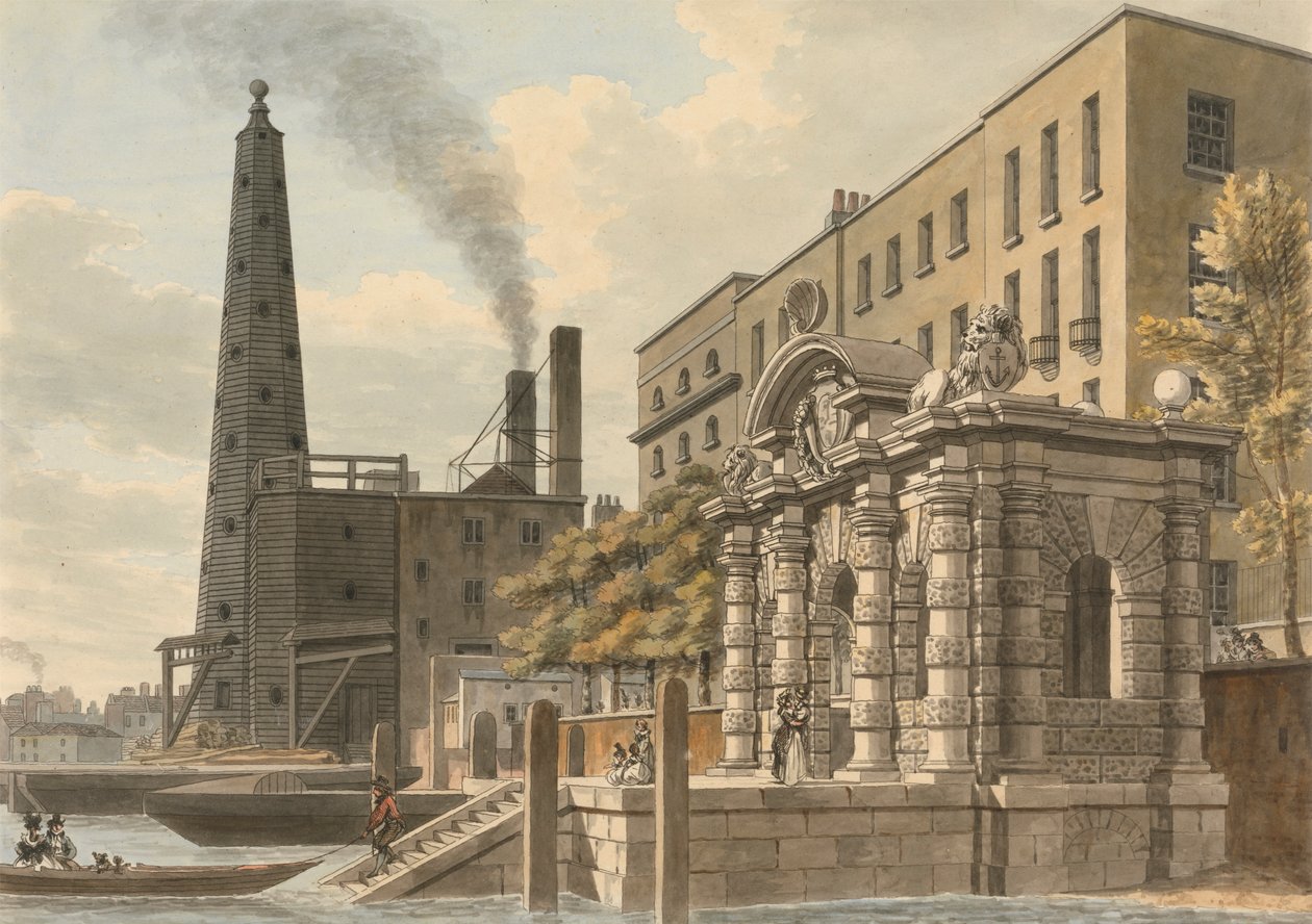 York Water Gate od Thomas Malton the Younger