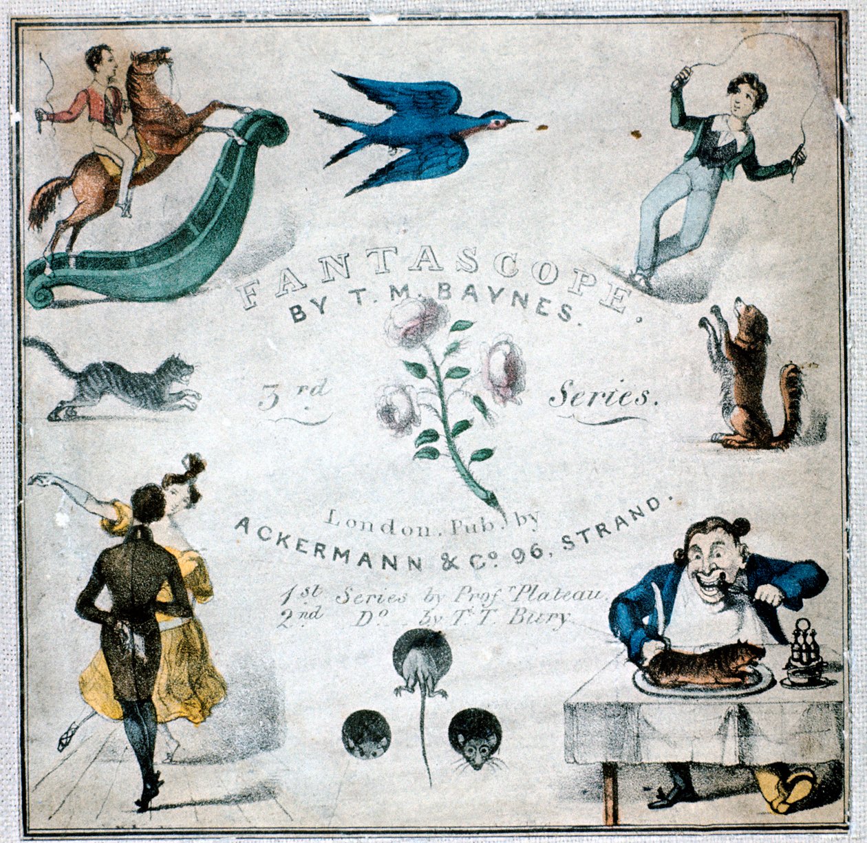 Brožura s pokyny pro Fantascope, 1833. od Thomas Mann Baynes