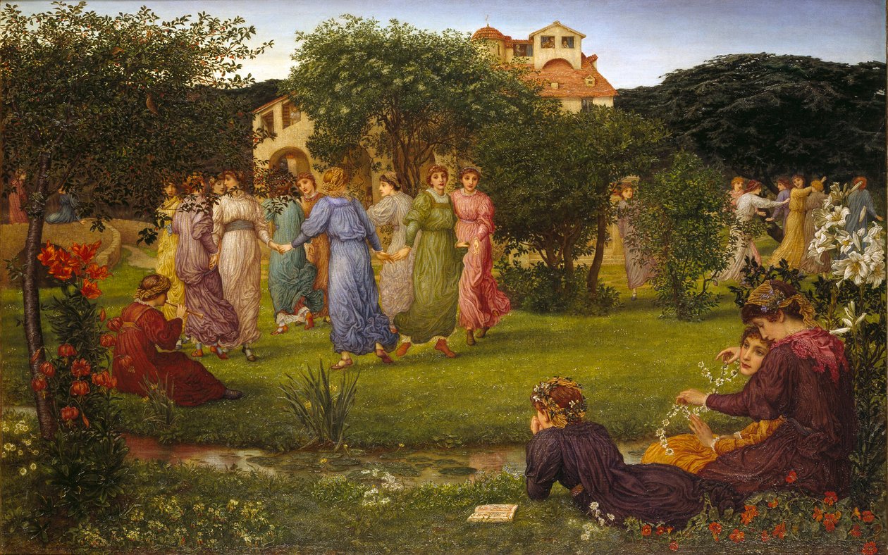 Tančící dívky, 1882 od Thomas Matthews Rooke
