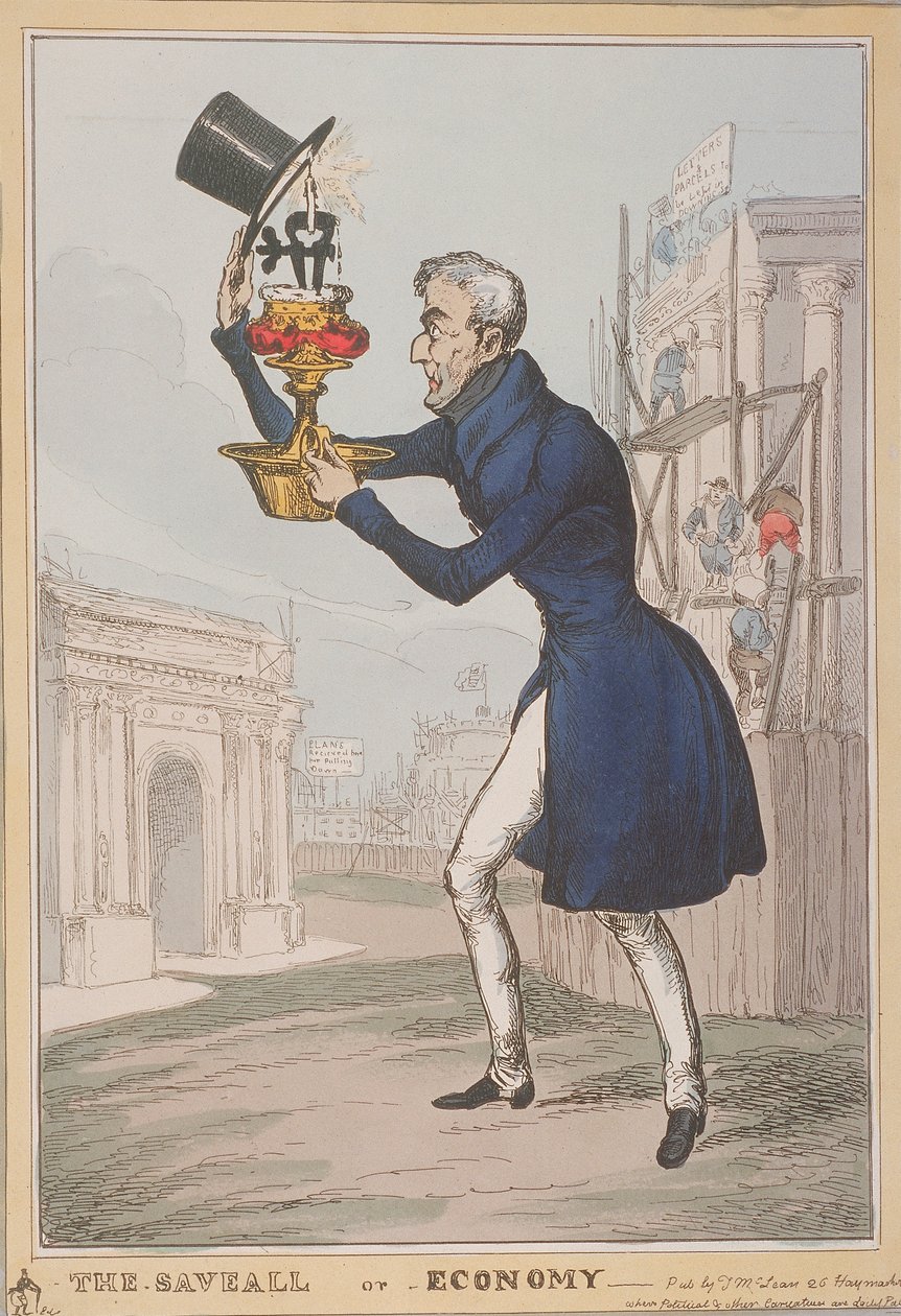 „The Saveall, or Economy“, 1828 od Thomas McLean