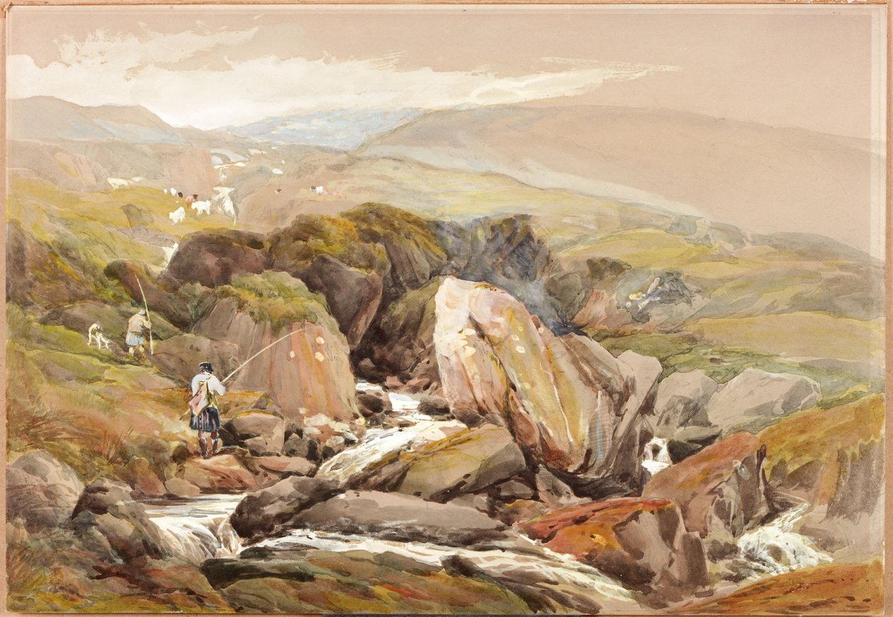 Pohled na Vysočinu (barva těla) od Thomas Miles II Richardson
