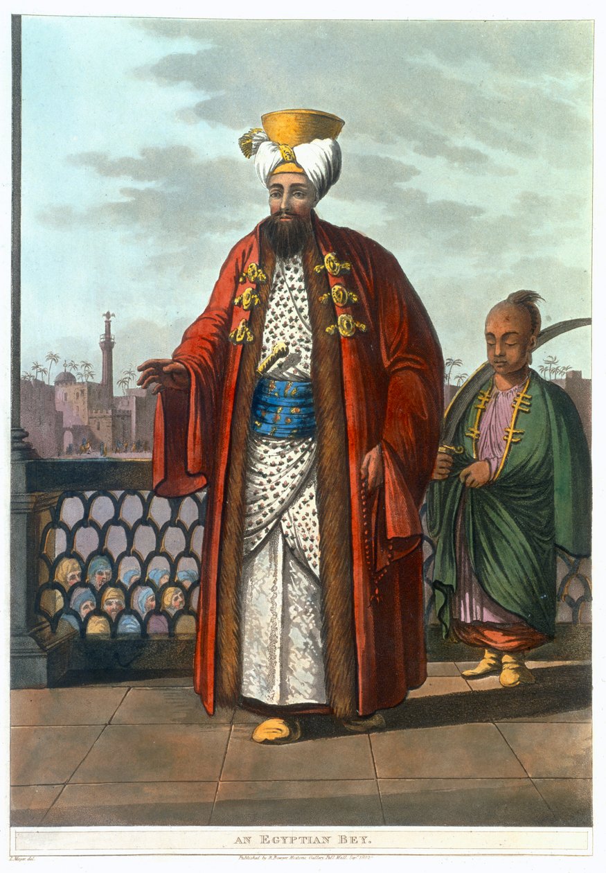 Egyptský bej, 1802 od Thomas Milton