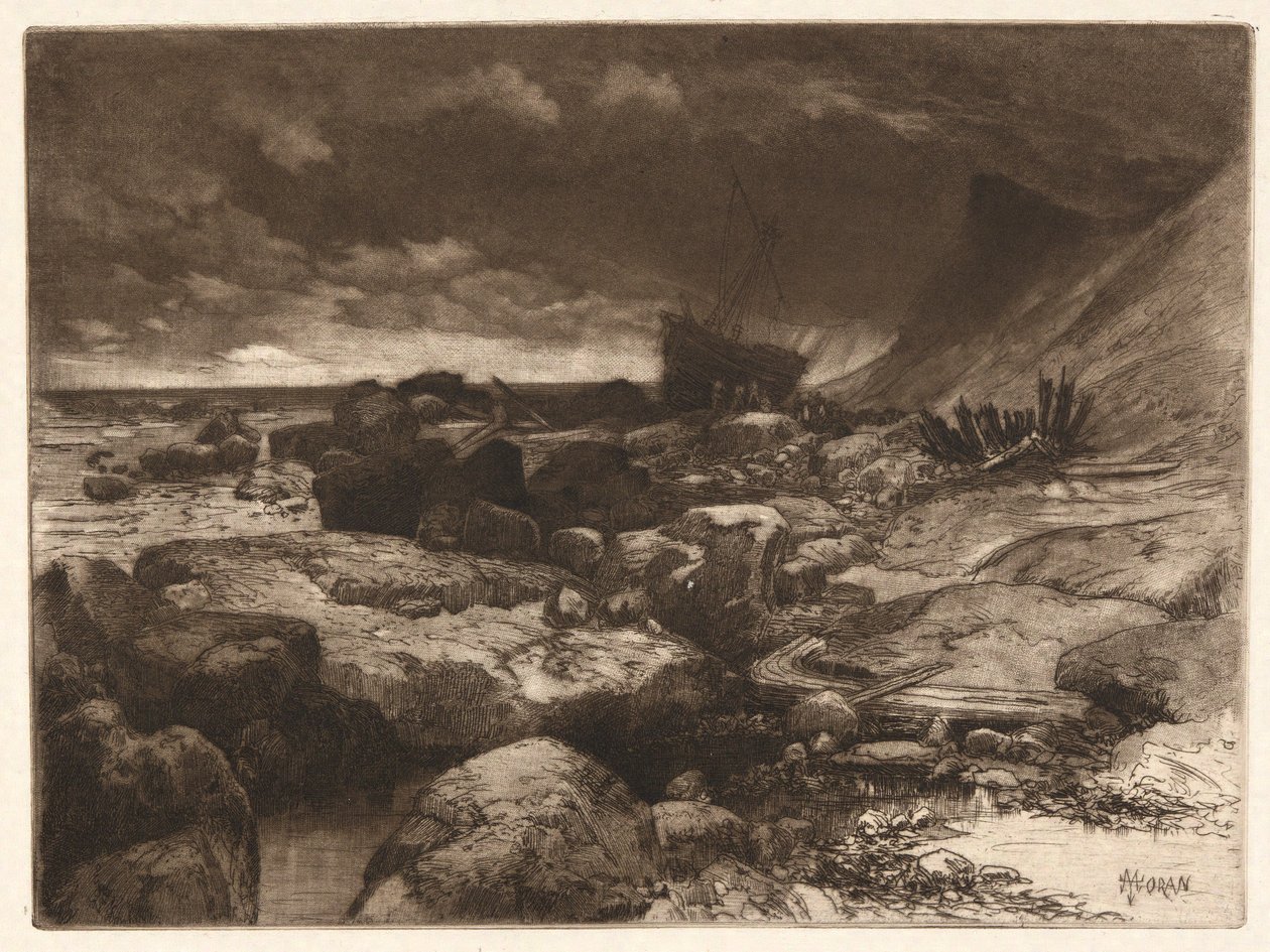 Vrak od Thomas Moran