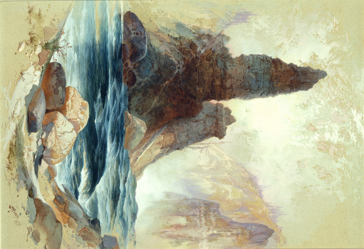 Nad Tower Falls, Yellowstone, 1872. od Thomas Moran
