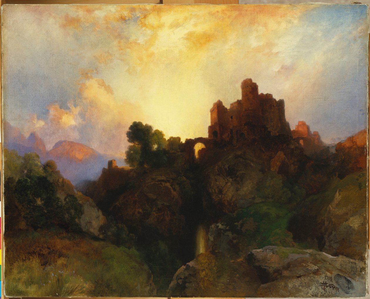 Caledonia, Stern and Wild, 1919 od Thomas Moran