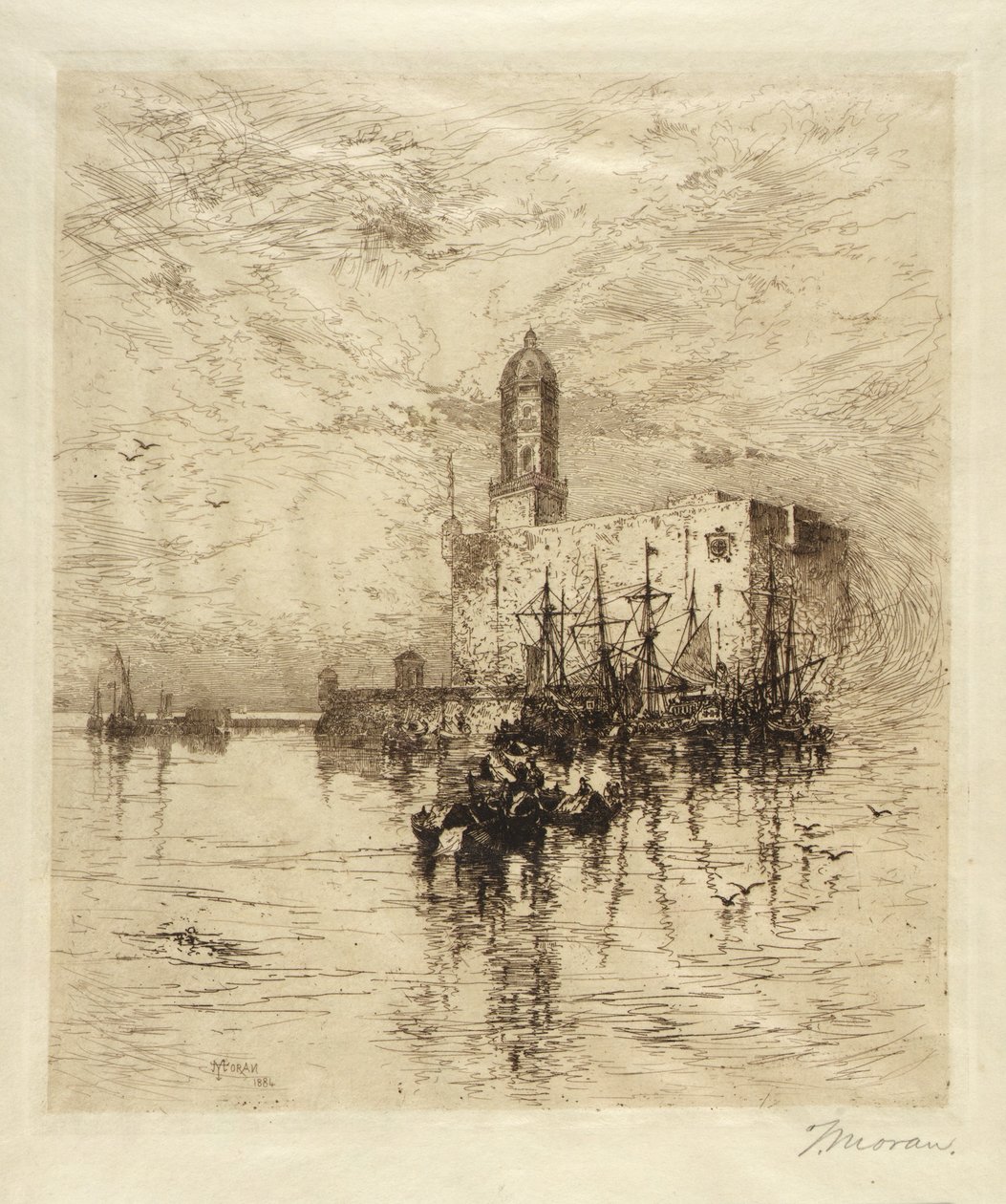 Hrad San Juan de Vlua, Vera Cruz od Thomas Moran