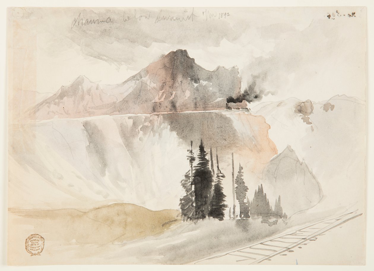 Chama pod vrcholem od Thomas Moran