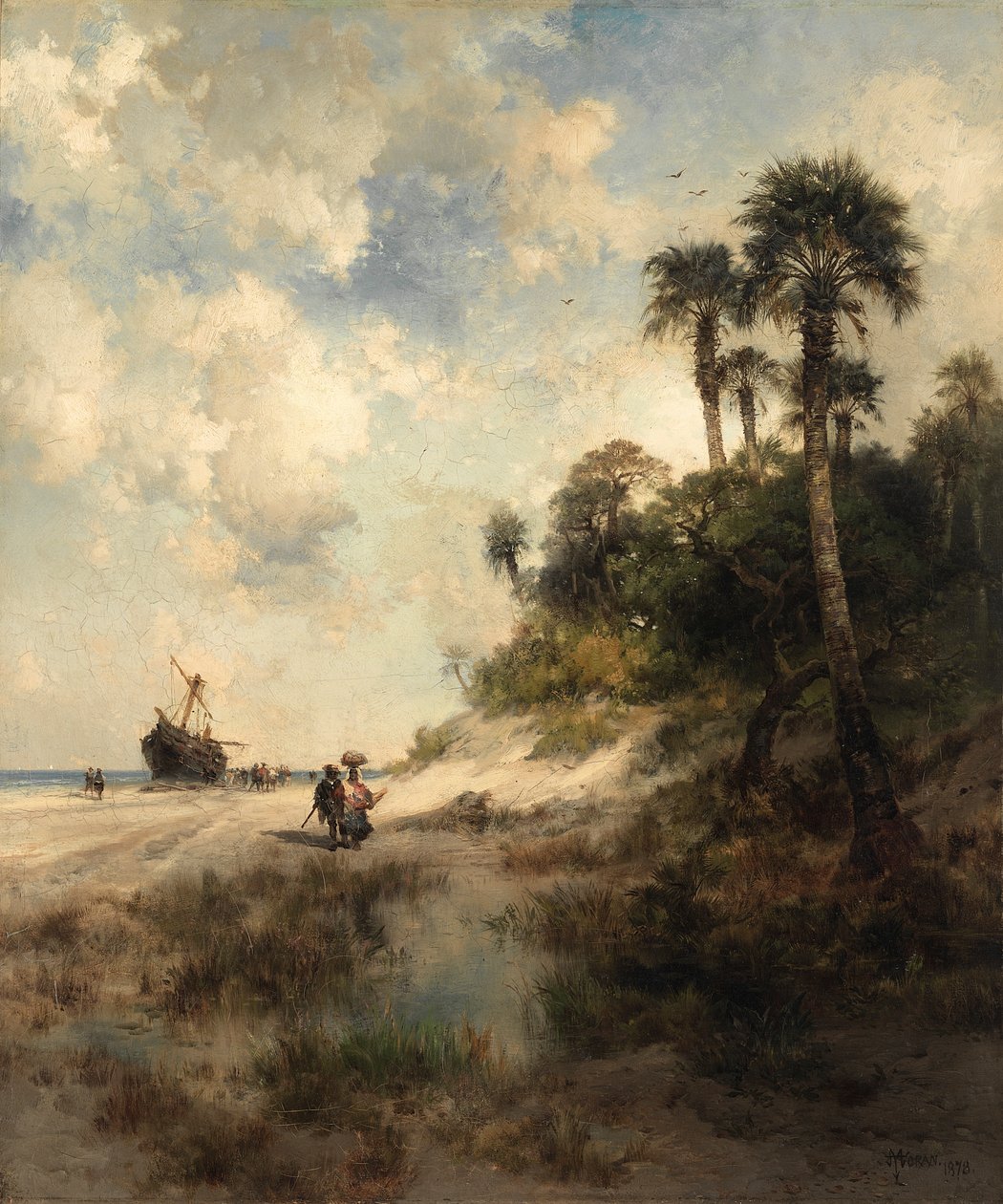Fort George Island, Florida od Thomas Moran