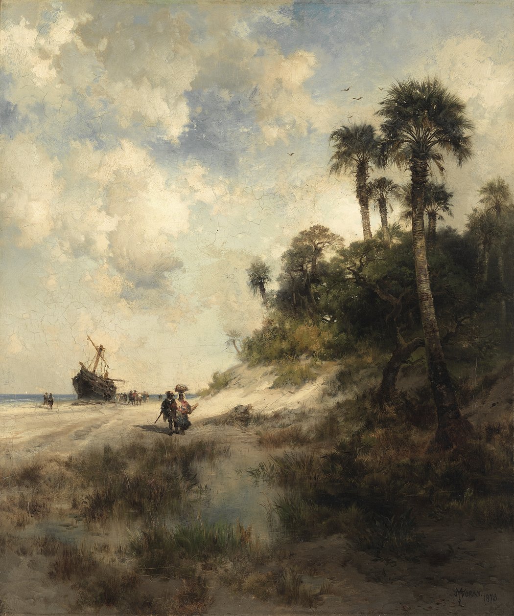 Fort George Island, Florida od Thomas Moran