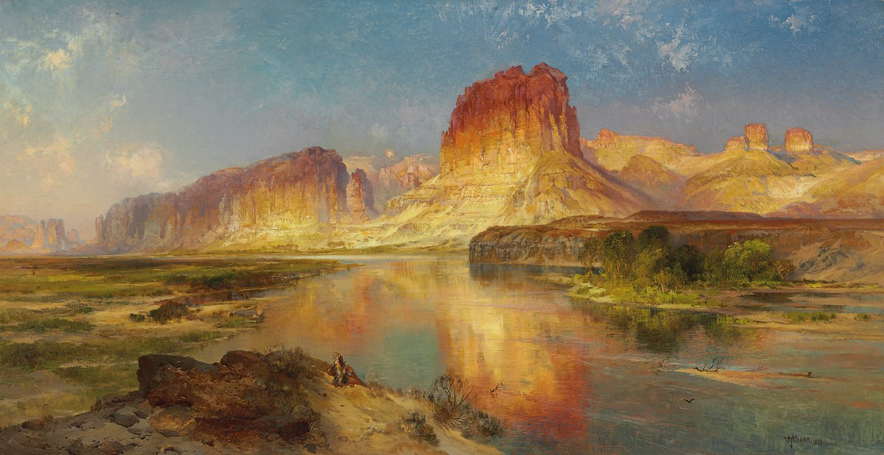 Green River of Wyoming, 1878 od Thomas Moran