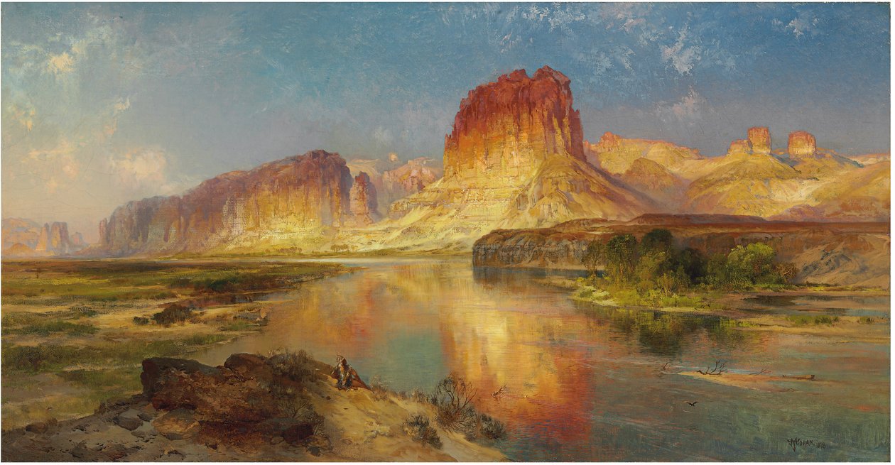 Green River of Wyoming, 1878 od Thomas Moran