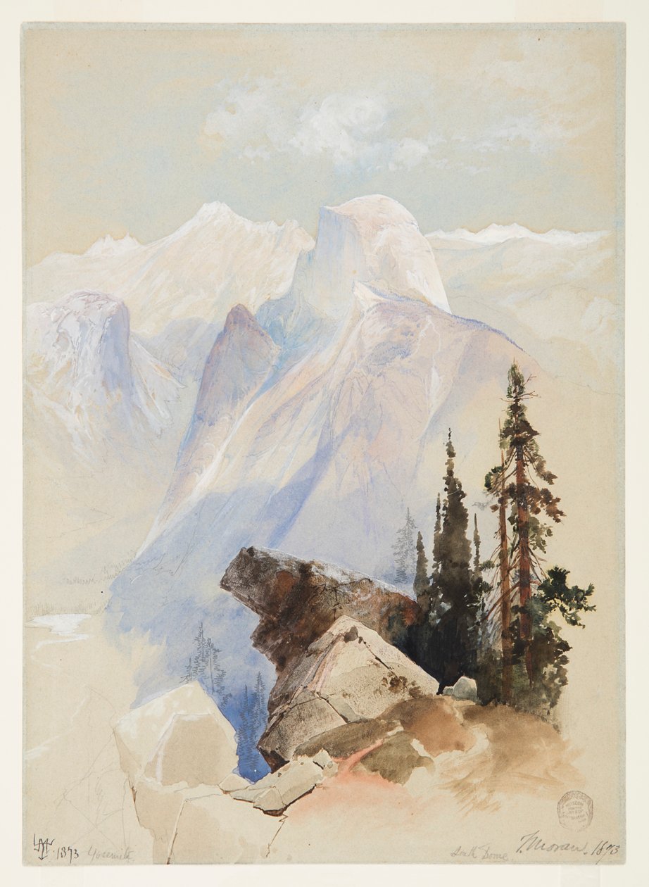 Half Dome, Yosemite od Thomas Moran